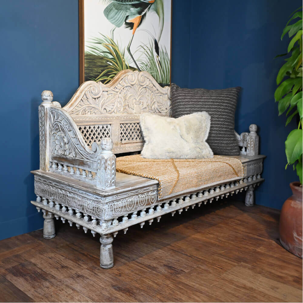 Eclectic Wooden Sofa
